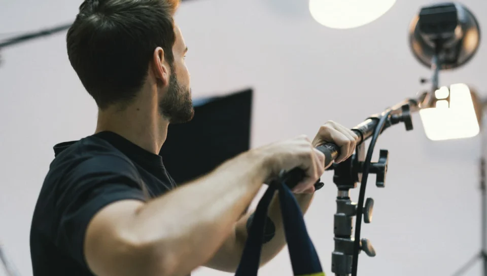 young-man-adjusting-light-studio